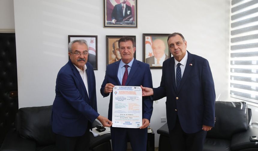 Bayındırlık ve Ulaştırma Bakanı Erhan Arıklı, Prof. Dr. Ali Akdemir’i Kabul Etti
