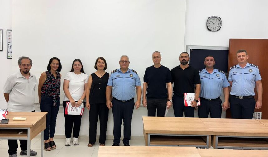 Trafik Eğitim Parkı eğitmenleri Polis Okulu’nda 3 günlük kursa katıldı
