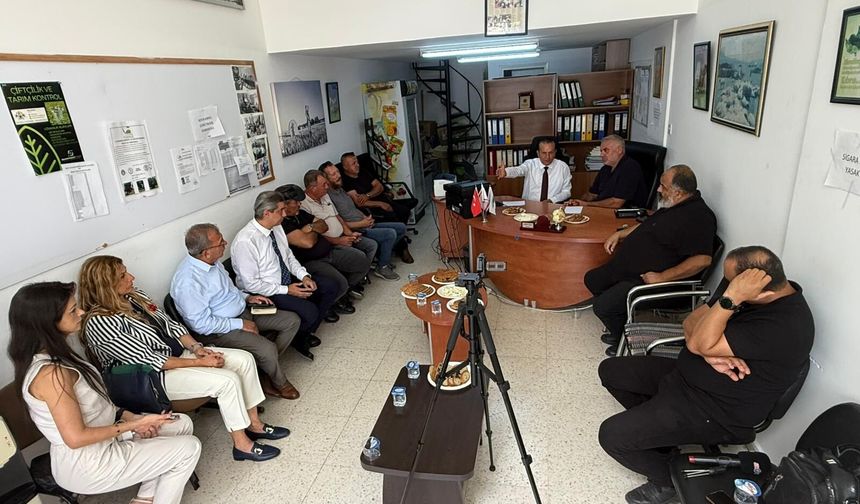 Ataoğlu ile Hayvan Üreticileri ve Yetiştiricileri Birliği sorunları ele aldı
