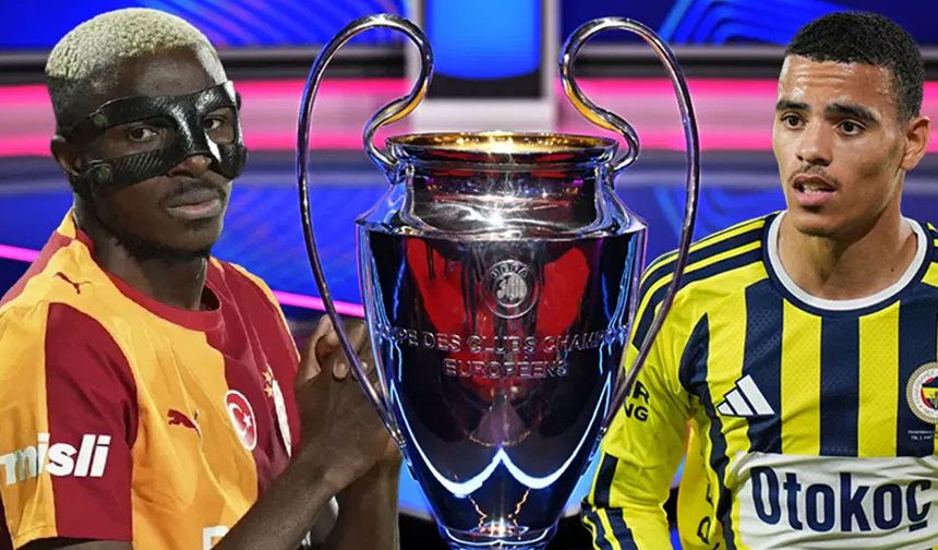 Galatasaray ve Fenerbahçe'nin Şampiyonlar Ligi fikstürü belli oldu