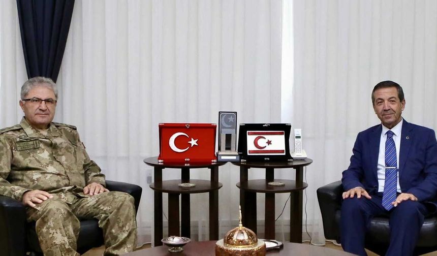 Ertuğruloğlu, Kara Kuvvetleri Komutanı Orgeneral Tokel ile görüştü