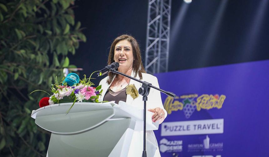 İncirli Mehmetçik Üzüm Festivali’nde konuştu: Üzüm salkımları gibi dayanışarak var olacağız