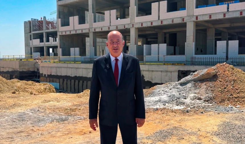 Dinçyürek: Yeni Lefkoşa Devlet Hastanesi 2027 sonunda hizmete girecek