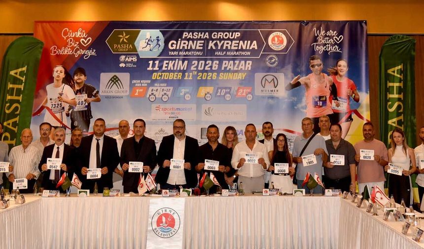Girne yarı maratonu 11 Ekim'de