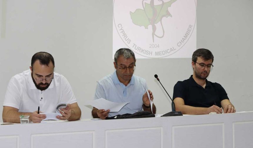 Kıbrıs Türk Tabipleri Odası 12. Olağan Gelen Kurulu yapıldı. Başkan Erol Barçın