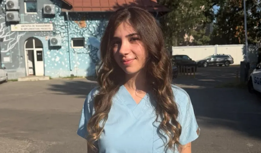 DAÜ öğrencisi Pelinsu Ağazade, Bükreş’te COVID-19 araştırmasına katıldı