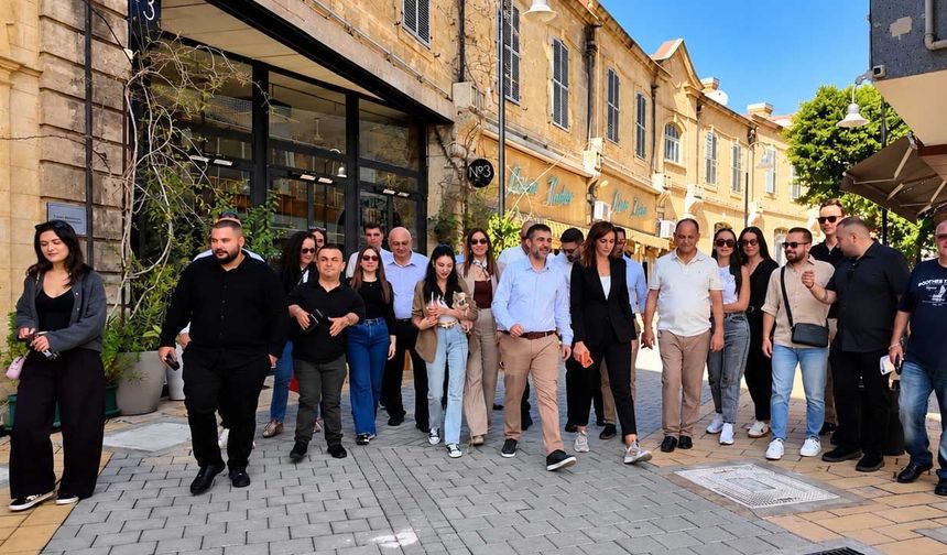 Aktunç, Lefkoşa Arasta Çarşısı’nı ziyaret etti