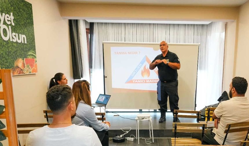 POLVAK, öğrencilere yangın güvenliği konusunda eğitim verdi