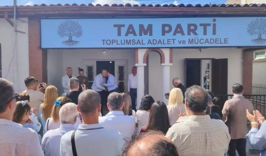 Tam Parti Güzelyurt ilçe binası düzenlenen açılış töreniyle hizmete girdi