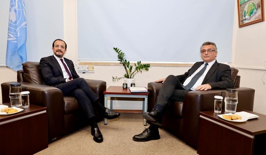 Erhürman ile  Hristodulidis görüştü