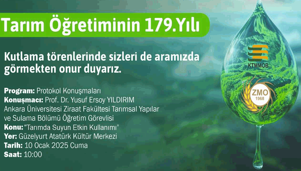 Güzelyurt’ta "Tarımda Suyun Etkin Kullanımı" konferansı